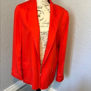 Bright Red Blazer